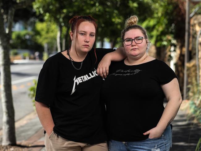 Shania McLennan and Marie Miles Godfrey have experienced leaving the foster care system at just 18 years of age. Picture: zak Simmonds