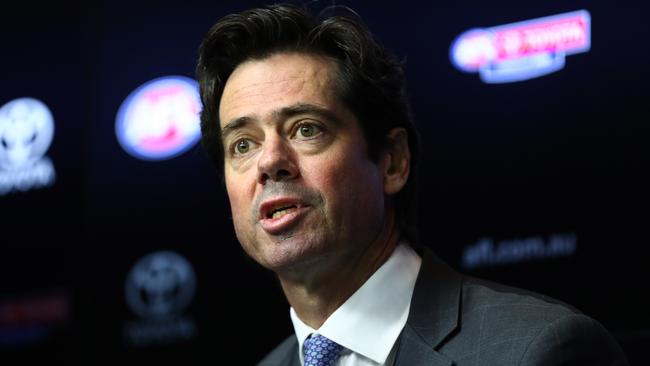 AFL boss Gillon McLachlan has secured a line of credit for the AFL. Picture: Getty Images