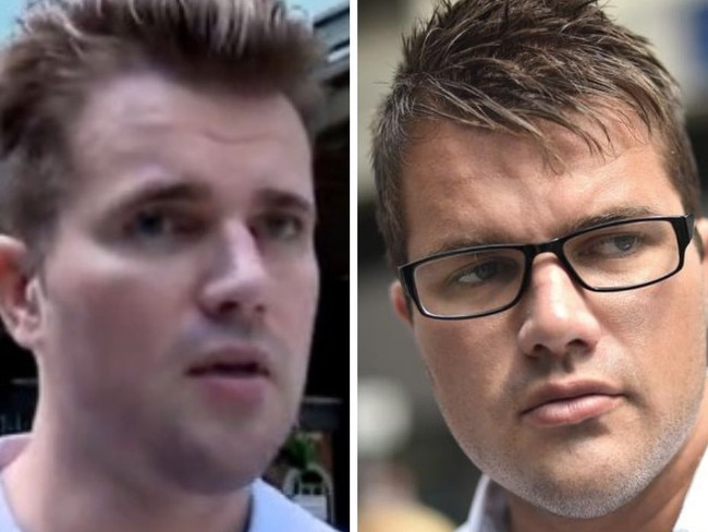 Gable Tostee on Wednesday, left, and in 2016.