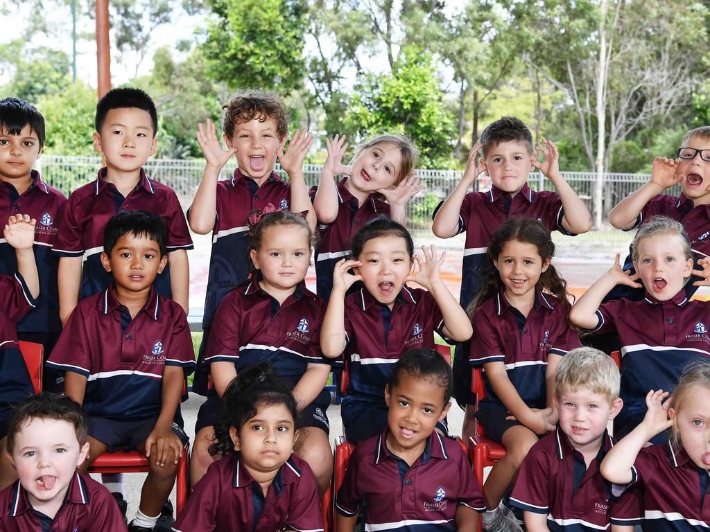 MY FIRST YEAR: Fraser Coast Anglican College Prep Possums. Picture: Patrick Woods.