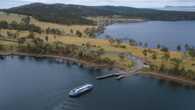 Bruny Island Ferry. Picture: Tourism Tasmania