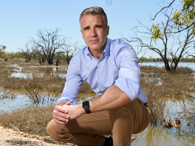 Premier Peter Malinauskas in the Riverland last weekend. Picture: Matt Loxton