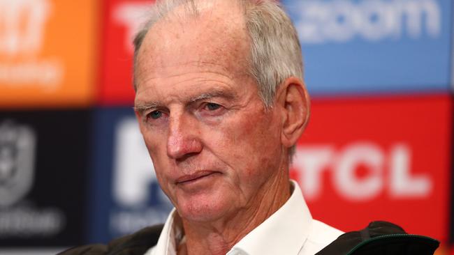 Wayne Bennett has banned Jai Arrow from riding his motorbike before the grand final. Picture: Chris Hyde/Getty Images