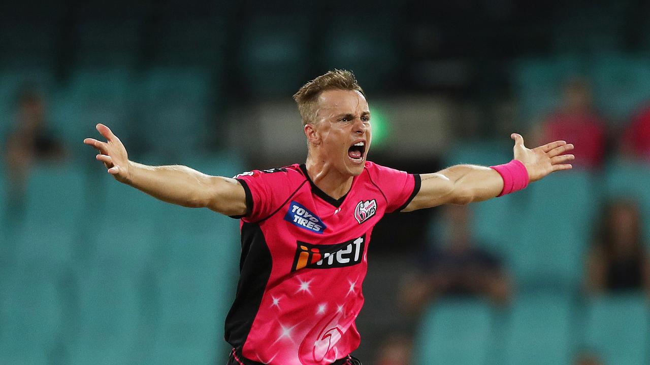 Sixers' Tom Curran was massive in the first half of the last Big Bash League season – will he be around in BBL|09?