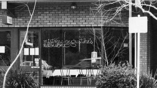 Mistress Augustine's restaurant at 145 O'Connell Street, North Adelaide, in 1985.