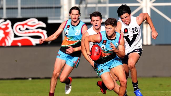 Under-18s national champs Allies v Vic Country. Picture: CHRIS KIDD