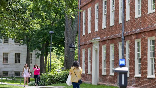 The Harvard Yard, the original part of the Harvard University campus. Picture: Getty Images via AFP