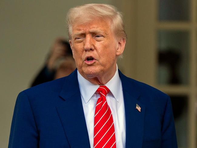 Donald Trump shocked the entertainment industry when he announced he was authorising his trade tsar to begin instituting 100 per cent tariffs on any and all movies coming into the US. Picture: AP Photo