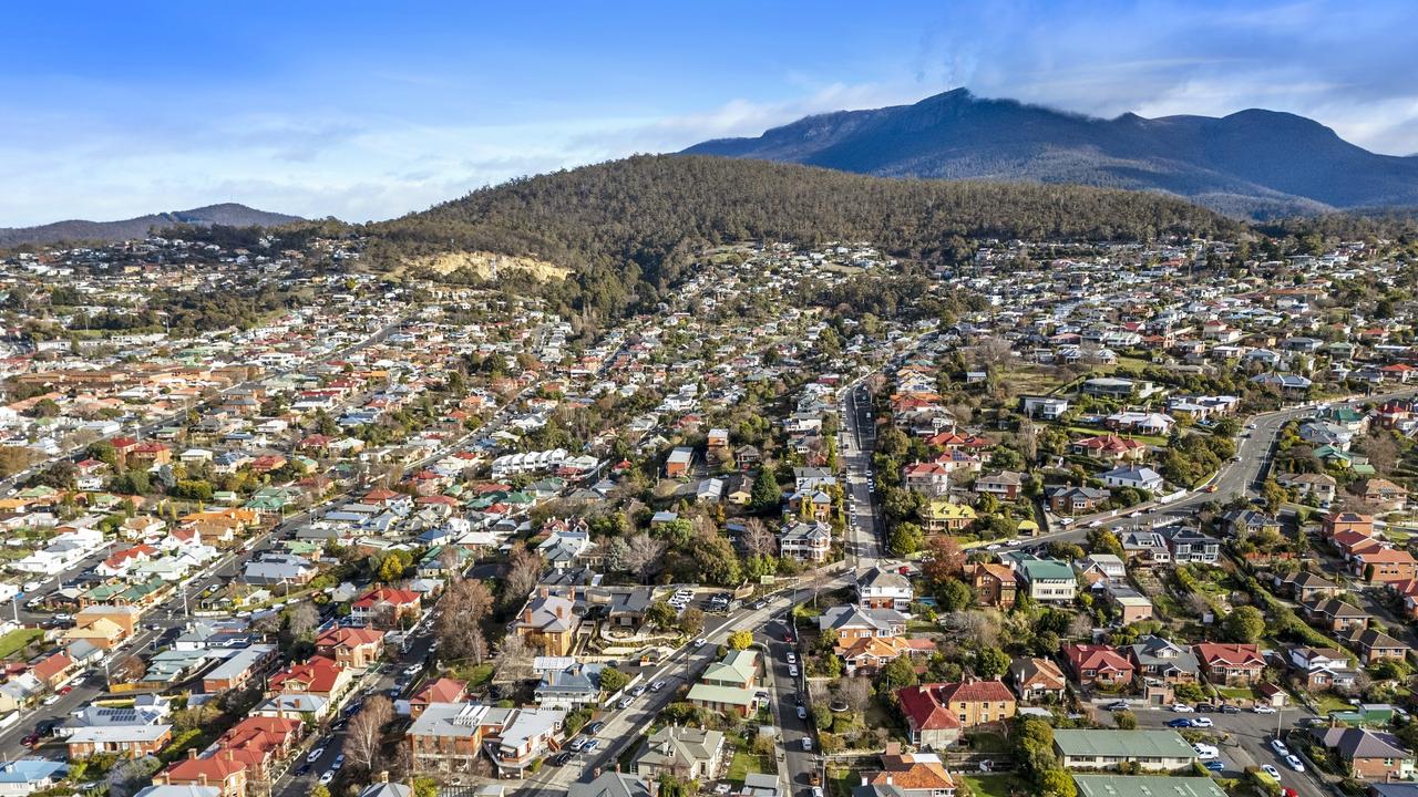 Hobart aerial. Picture: Supplied