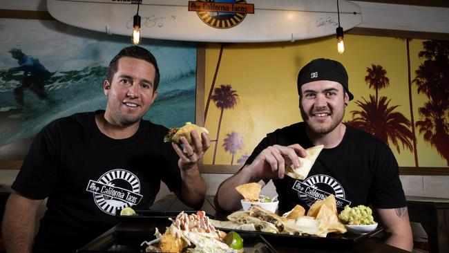 California Tacos’s Ty Yturradle (owner) and Arran Parker (chef).