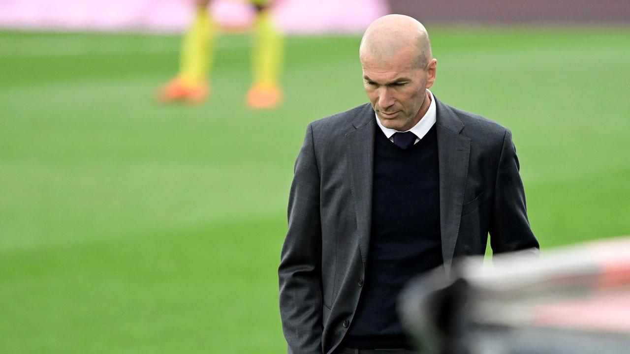 Zinedine Zidane telah dikaitkan dengan pekerjaan Manchester United.  (Foto oleh JAVIER SORIANO / AFP)