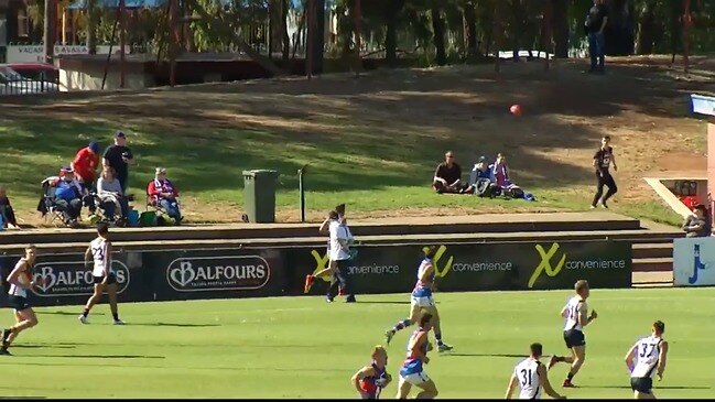 SANFL Central v Adelaide: Footy in canteen