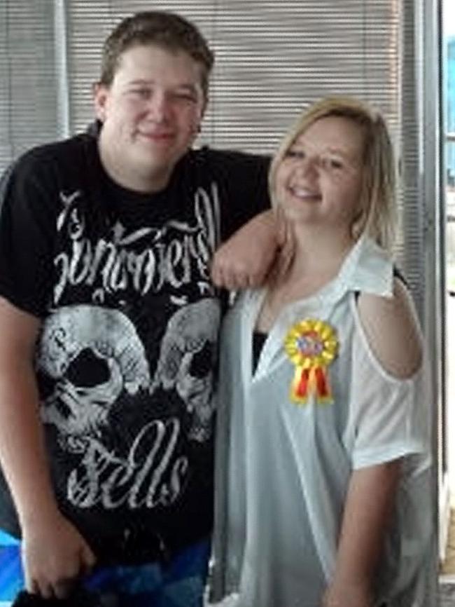 Troy and Shanae Lyall, who died in a car crash on the Bute to Kadina Road.