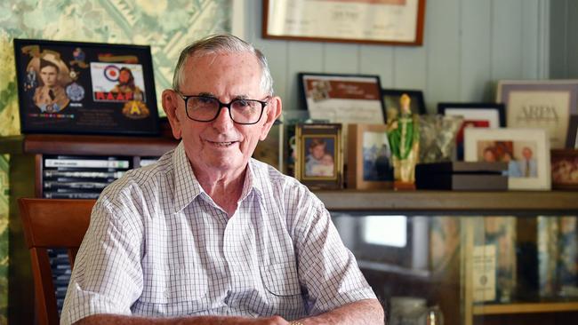 Former Daily Mercury writer Terry Hayes will be celebrating his 94th birthday. Picture: Tony Martin