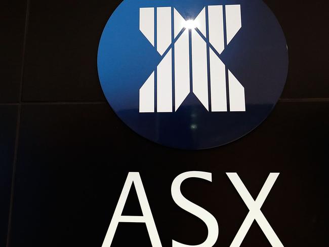 VARIOUS CITIES, AUSTRALIA - APRIL 08: The ASX logo is seen inside the foyer of the Australian Stock Exchange on April 8, 2016 in Sydney, Australia. The South Australian-based steel and iron ore miner, which is more than $4 billion in debt, was placed into administration by its directors on Friday. (Photo by Mark Metcalfe/Getty Images)
