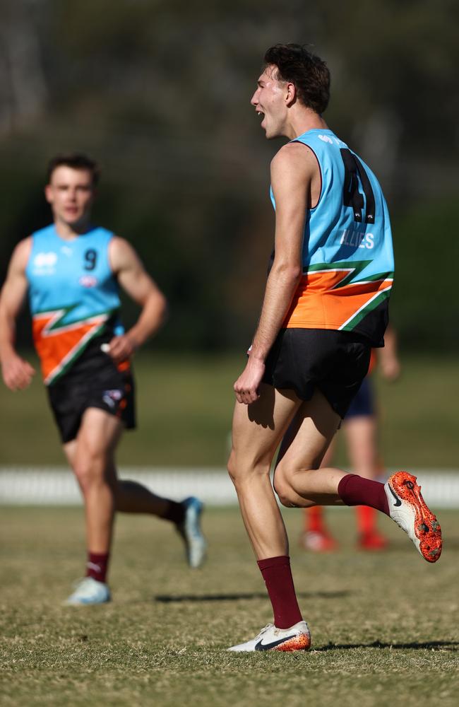 Taj Murray was a standout in the under-18 national carnival opener. Picture: Jason McCawley/AFL Photos