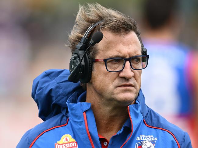 Luke Beveridge’s future at Whitten Oval is firmly in the spotlight.