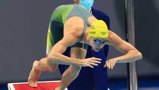 Emma McKeon might have to reassess her schedule with the 2024 FINA world championships and Paris Olympics only six months apart. Picture: Adam Head