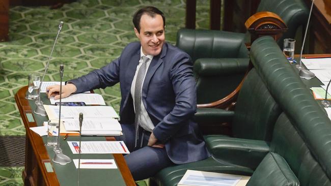 Opposition Leader Vincent Tarzia during state parliament question time on Thursday, September 12. Picture: NewsWire / Roy VanDerVegt