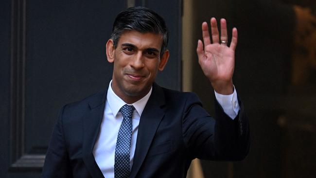 New Conservative Party leader and incoming prime minister Rishi Sunak. Picture: AFP