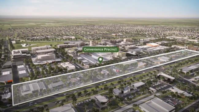 Convenience precinct fronting the Surf Coast Highway that will include a Dan Murphy's, KFC and Hungry Jacks at the $1 billion Armstrong Creek town centre