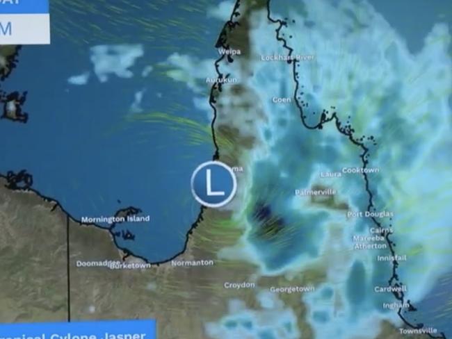 The Bureau of Meteorology warned on December 16 that Jasper could reintensify and become a cyclone again towards the second half of next week. Picture: BoM