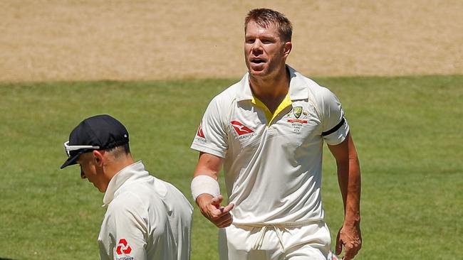 Warner has had no problems with being brash and in the face of opponents over his career. (Photo by Scott Barbour/Getty Images)