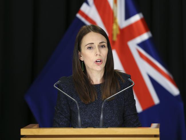 NZ Prime Minister Jacinda Ardern has told schools and non-essential businesses they must close amid the coronavirus pandemic. Picture: Getty Images