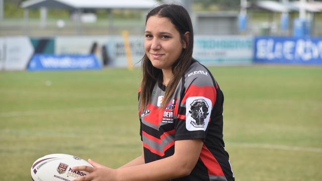 Eva Neilson for the Norths U17 girls will play in the grand final. Picture: Matthew Forrest