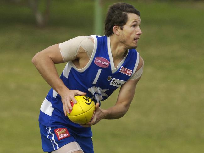 Ryan Webster in a WAFL appearance for East Fremantle.