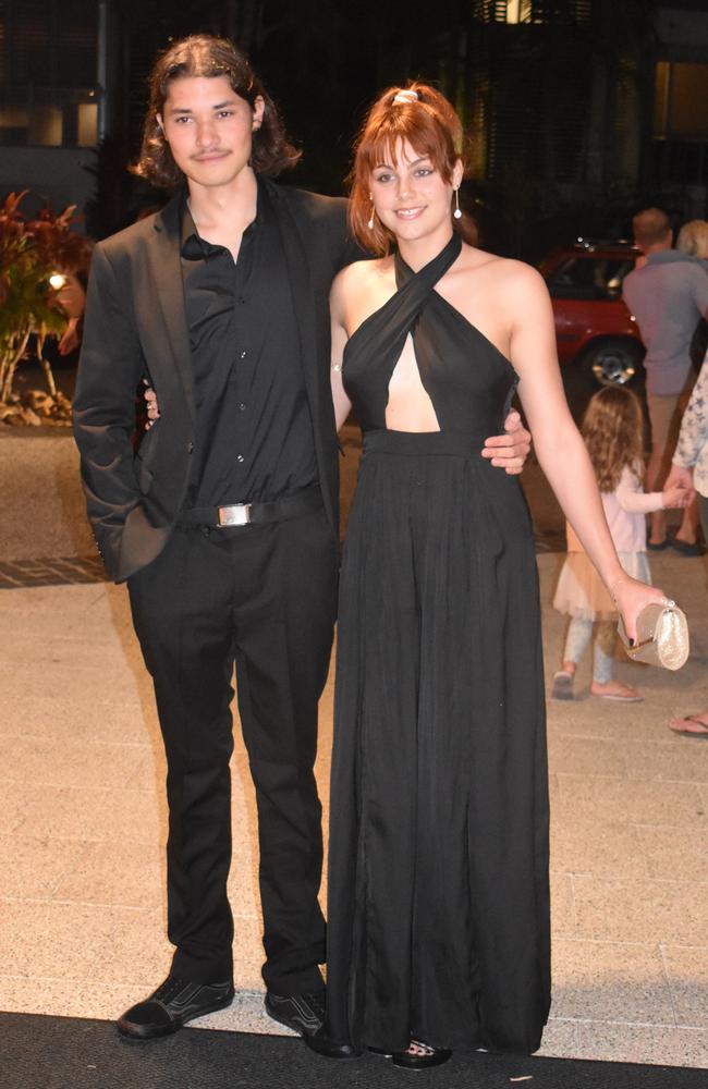 Jesse and Taj enjoyed their night at the 2022 Noosa District State High School Formal. Picture: Eddie Franklin