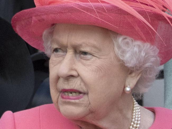 Britain's Queen Elizabeth II attends a garden party at the Palace of Holyroodhouse in Edinburgh on July 3, 2019. (Photo by Jane Barlow / POOL / AFP)