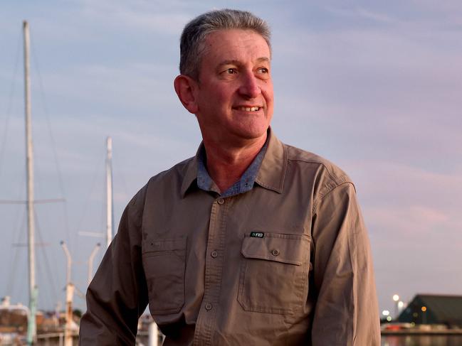 BUSH SUMMIT 2023 - Daily Telegraph cartoonist and adventurer Warren Brown will spend 2 weeks driving from Port Pirie in South Australia to Rockhampton in Queensland for the 2023 National Bush Summit. Warren pictured at FishermanÃs Wharf in Port Pirie. Picture: Toby Zerna FOR EDITORIAL USE ONLY - NOT FOR COMMERCIAL USE - NO PHOTO SALES, NO ON PASSING