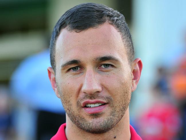 Queensland Reds Quade Cooper visiting Townsville ahead of the Townsville Rugby Union finals this weekend. Picture: Wesley Monts