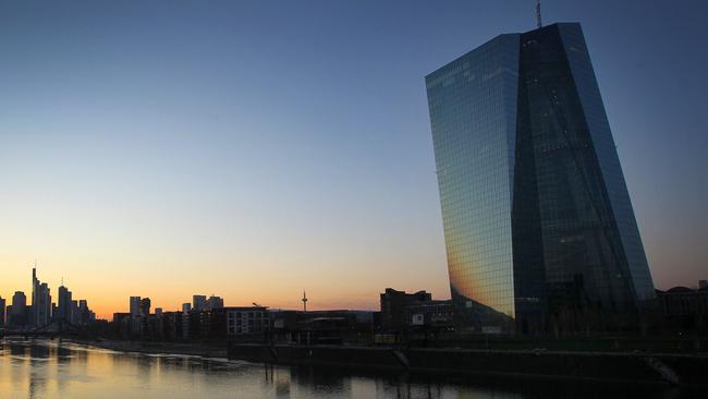 ECB official Robert Holzmann warned it was too early to talk about lowering borrowing costs in 2024. Picture: AFP / Daniel Roland.