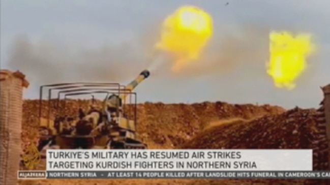 Turkish military operation: Fighter jets bomb Kurdish targets in