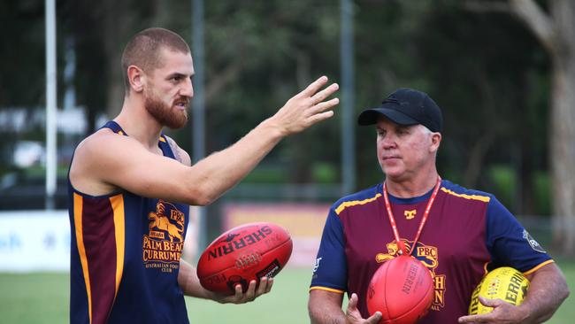 Liam Jones at training for Palm Beach Currumbin. Picture Glenn Hampson