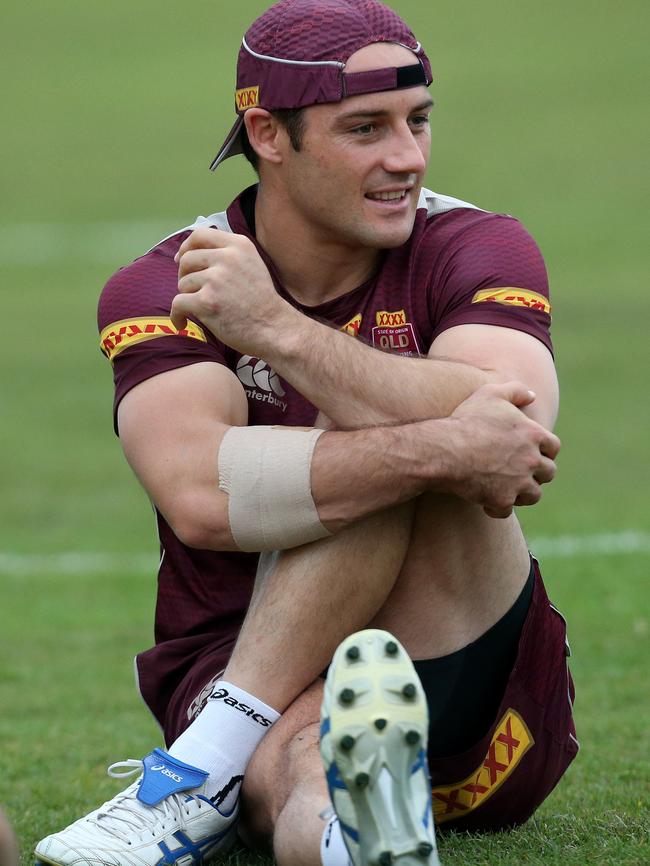 Cooper Cronk at Maroons training. Picture: Adam Head