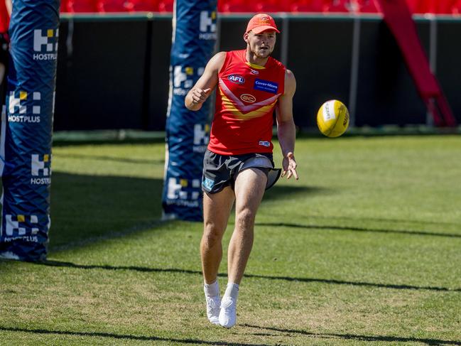 Gold Coast captain Steven May at training. Picture: Jerad Williams.