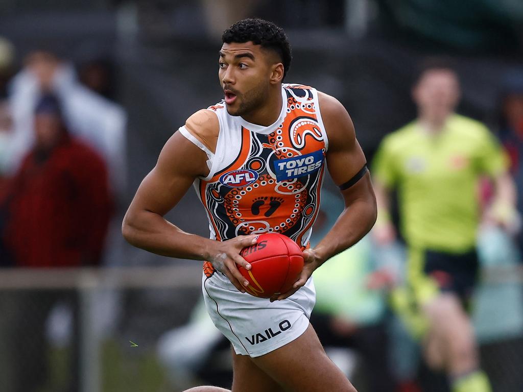 It took time for Brown to adjust to everything that comes with being a professional athlete. Picture: Michael Willson/AFL Photos via Getty Images