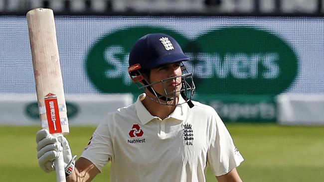 Cook was one of those rare England players — liked in Australia. (Adrian DENNIS / AFP)