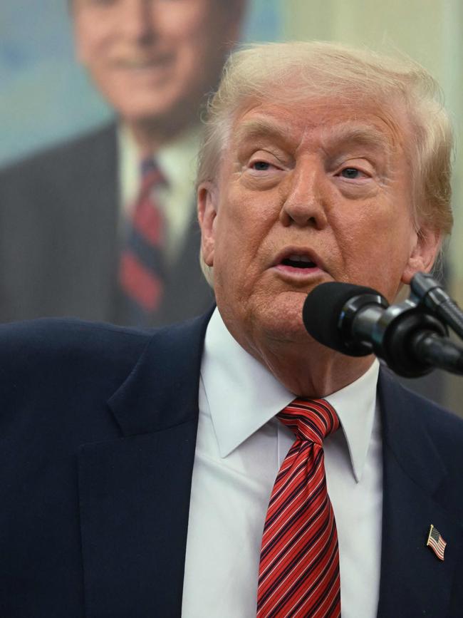 US President Donald Trump at the White House in Washington on May 7. Picture: Jim Watson/AFP