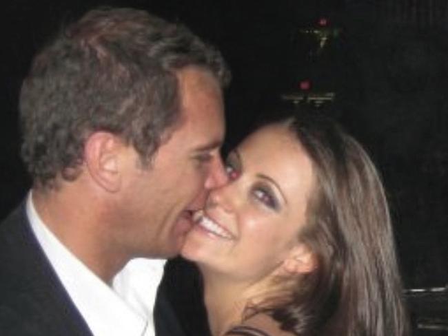 Wayne Carey and Kate Neilson in 2007.