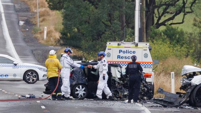 A fatal crash in Kemps Creek in January.