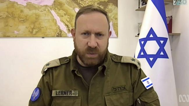 Former IDF spokesman Peter Lerner. Picture: ABC