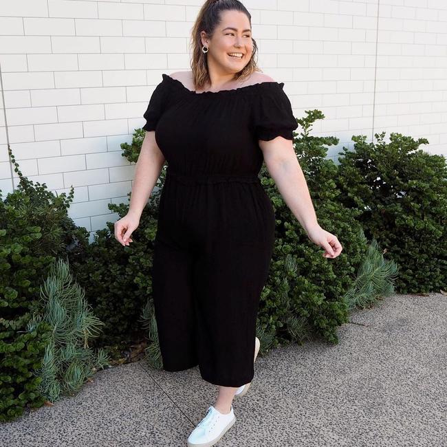 ‘Curvy influencer’ Kate Maree from Brisbane also took to her Instagram raving about the $20 item. Picture: Instagram/itskatejanmaree