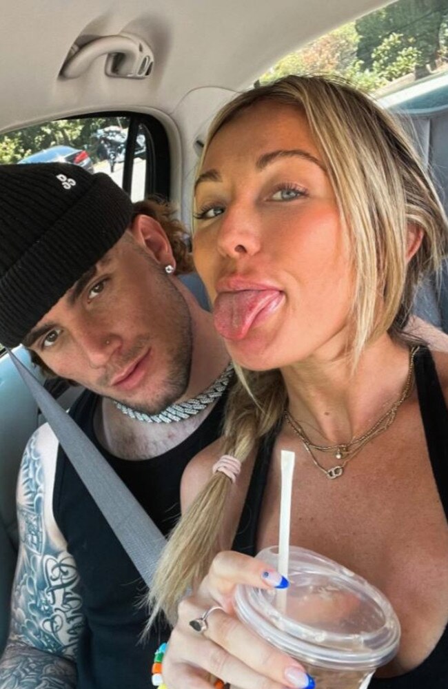 Kelly Kay, who is an OnlyFans star, announced she was pregnant with the late Spencer Webb’s child. Picture: Instagram/@spider_