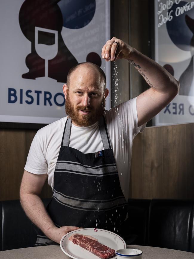 Leigh McDivitt, Head chef at Bistro Rex Sydney. Picture: Darren Leigh Roberts