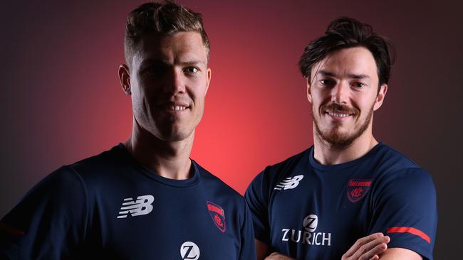 Jake Melksham and Michael Hibberd have been on a wild ride together. Picture: Getty Images