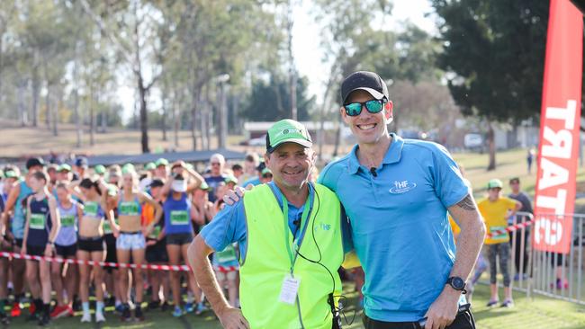 Park2Park race director Chris Gale with Joel Murray.